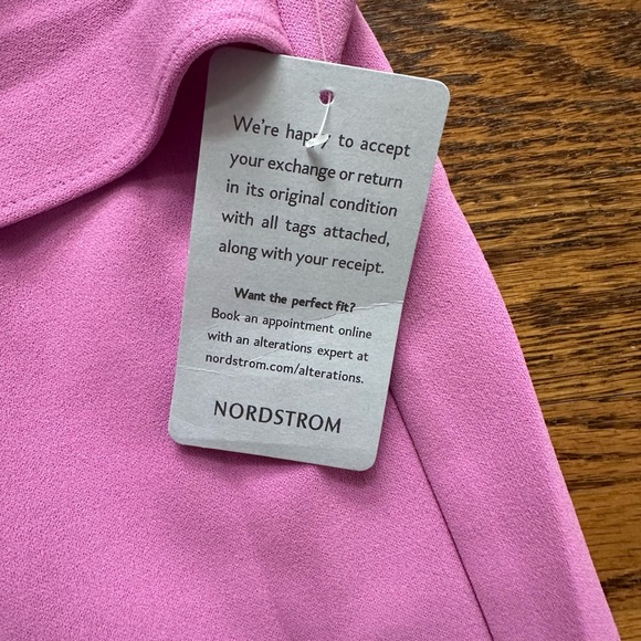 Donna Morgan Lavender Side Tie Dress - Picture 3 of 3